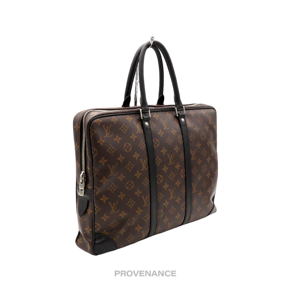 🔴 Louis Vuitton PDV Briefcase Bag - Monogram Macassar - Picture 4 of 16